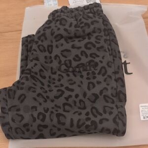 Comfrt Limited Edition Straight Leg Leopard Print Pants - Panther